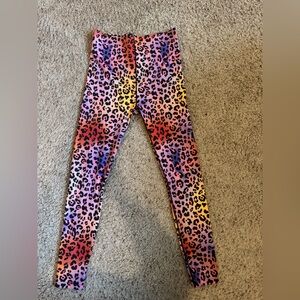 Savage X Fenty Multicolor Leopard Womens Leggings Size Large